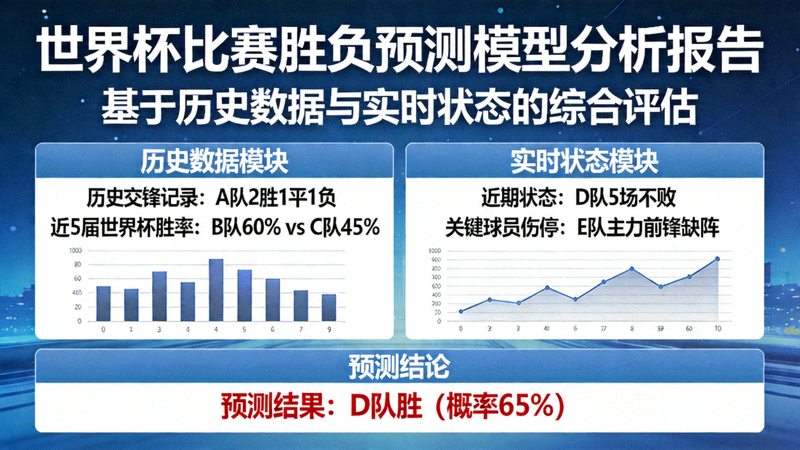 世界杯比赛胜负预测模型基于历史数据与实时状态的分析报告